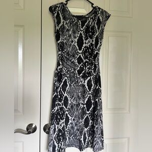 Snakeskin Print Dress
